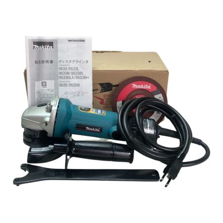  MAKITA マキタ ディスクグラインダー 付属品完備 100v 9535B グリーン