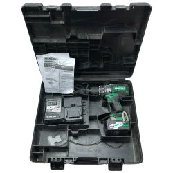 ◇◇ HiKOKI ハイコーキ 13ｍｍ コードレスドライバドリル 36ｖ 充電器・充電池1個・ケース付 DS36DA グリーン Bランク