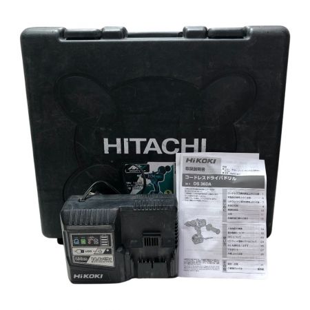  HiKOKI ハイコーキ 13ｍｍ コードレスドライバドリル 36ｖ 充電器・充電池1個・ケース付 DS36DA グリーン