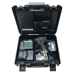 ◇◇ HiKOKI ハイコーキ コードレスインパクトドライバ 36V 充電器・充電池2個・ケース付 WH36DC ブラック Cランク