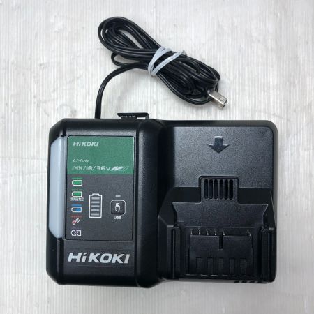  HiKOKI ハイコーキ コードレスインパクトドライバ 36V 充電器・充電池2個・ケース付 WH36DC ブラック