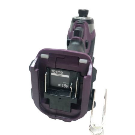  MAKITA マキタ インパクトドライバ ケース付 18v 美品 TD173D パープル