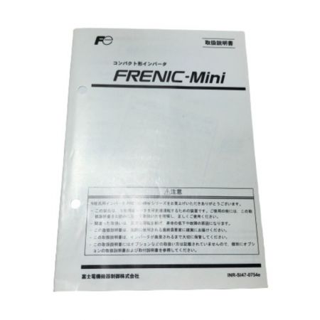  富士電機 インバータ FRN0.4C1S-2J ブルー