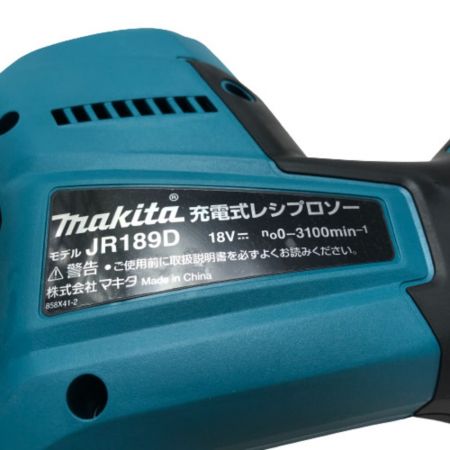  MAKITA マキタ 充電式レシプロソー 18ｖ 充電器・充電池2個・ケース付 JR189DRGX グリーン