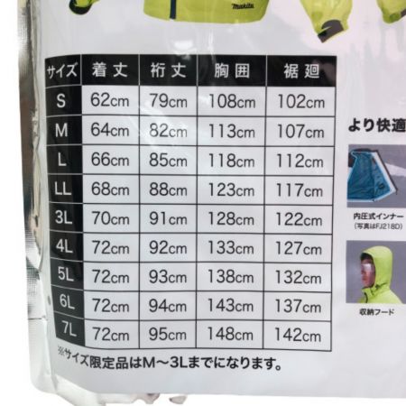  MAKITA マキタ Mサイズ 充電式ファンジャケット 空調服 本体のみ FJ212DZM グリーン