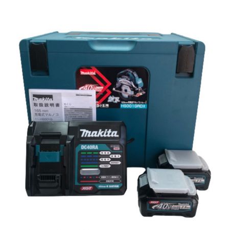  MAKITA マキタ 165mm充電式マルノコ 充電器・充電池2個・ケース付 HS001GRDX