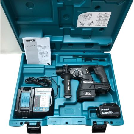  MAKITA マキタ ハンマドリル 充電器・充電池1個・ケース付 18v HR244D ブラック