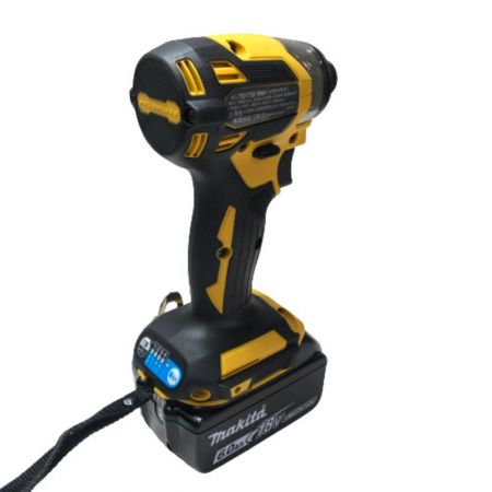  MAKITA マキタ インパクトドライバ　充電器・充電池２個・ケース付 TD173DRGXFY イエロー