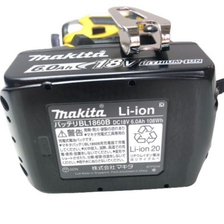  MAKITA マキタ インパクトドライバ　充電器・充電池２個・ケース付 TD173DRGXFY イエロー