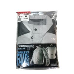 ◇◇ MAKITA マキタ Mサイズ 空調服 充電式ファンジャケット タグ無し FJ416DZM ライトグレー Aランク