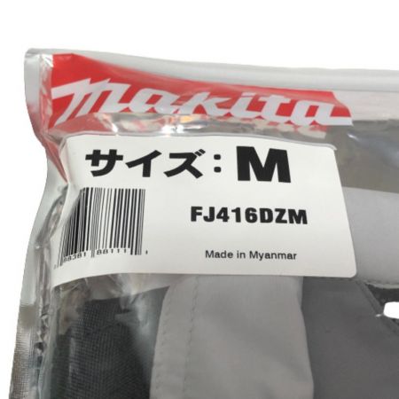  MAKITA マキタ Mサイズ 空調服 充電式ファンジャケット タグ無し FJ416DZM ライトグレー