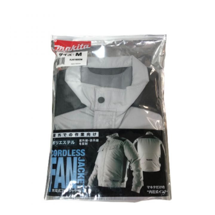 MAKITA マキタ Mサイズ 空調服 充電式ファンジャケット タグ無し FJ416DZM ライトグレー｜中古｜なんでもリサイクルビッグバン