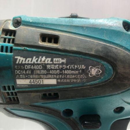 ☆美品☆makita マキタ 14.4V 充電式ドライバドリル DF474D バッテリー1個(14.4V 6.0AH) 充電器 ケース付き ドリルドライバー 77244