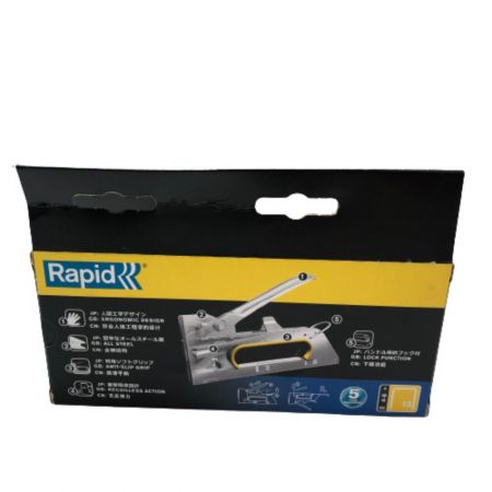  Rapid ガンタッカー ステープル 2箱(2500本×10箱入)付 R23 シルバー