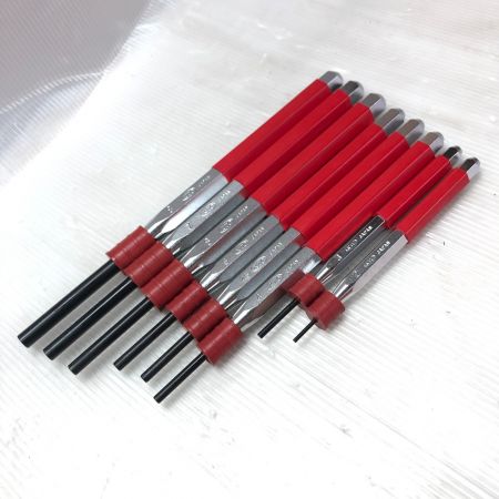  KTC ケーティーシー ポンチ 付属品完備 8本セット PK8 レッド