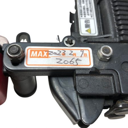  MAX マックス 高圧 エアネイラ 25ｍｍ 10mm幅 本体のみ HA-R25/1025J レッド