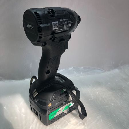  HiKOKI ハイコーキ インパクトドライバ　充電器・充電池２個・ケース付 WH36DC ブラック