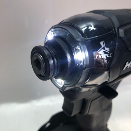  HiKOKI ハイコーキ インパクトドライバ　充電器・充電池２個・ケース付 WH36DC ブラック