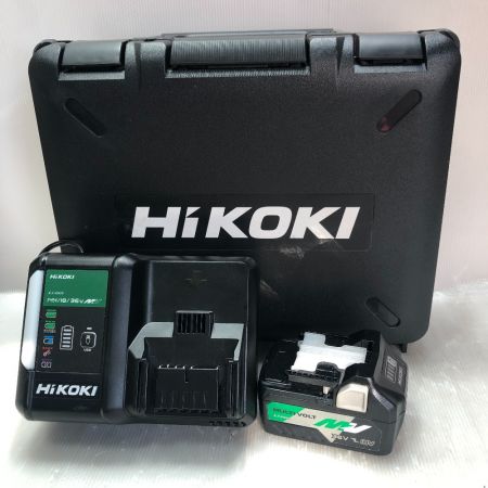  HiKOKI ハイコーキ インパクトドライバ　充電器・充電池２個・ケース付 WH36DC ブラック