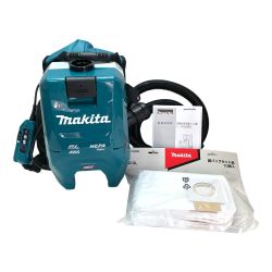 ◇◇ MAKITA マキタ 充電式背負集じん機 40v ホース・ダストパック・取説付 VC009G ブルー Aランク
