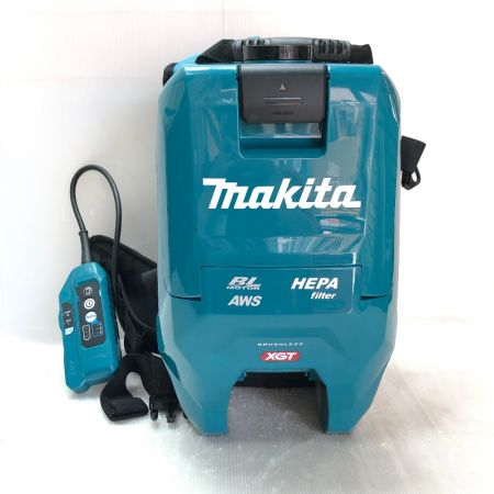  MAKITA マキタ 充電式背負集じん機 40v ホース・ダストパック・取説付 VC009G ブルー