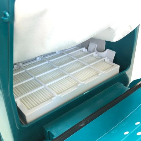  MAKITA マキタ 充電式背負集じん機 40v ホース・ダストパック・取説付 VC009G ブルー