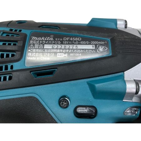  MAKITA マキタ 充電式ドライバドリル 18v 本体のみ DF458D ブルー