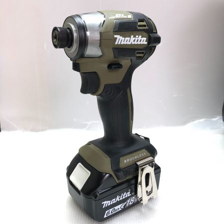  MAKITA マキタ 充電式インパクトドライバ 18ｖ 充電器・充電池２個・ケース付 TD173DRGXO
