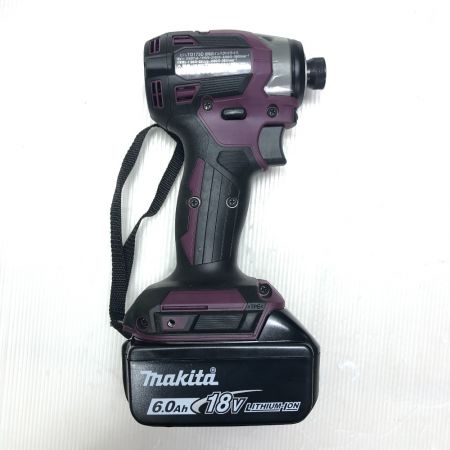  MAKITA マキタ インパクトドライバ 付属品完備 18v TD173DXAP パープル