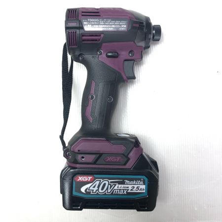  MAKITA マキタ インパクトドライバ 付属品完備 36v TD002GDXAP パープル