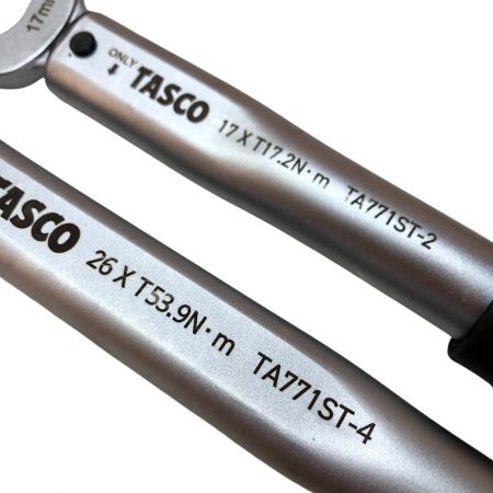  TASCO トルクレンチ ２本セット TA771ST-2/TA771ST-4 シルバー