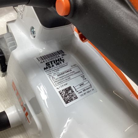  STIHL チェーンソー 充電器・充電池2個付 MSA161T ホワイト