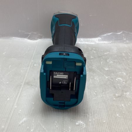  MAKITA マキタ ディスクグラインダー付属品完備 100mm 18v  GA418DZ ブルー