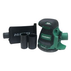 ◇◇ HiKOKI ハイコーキ 125mm コードレスランダムサンダ 18ｖ 集塵袋付 SV1813DA グリーン Cランク