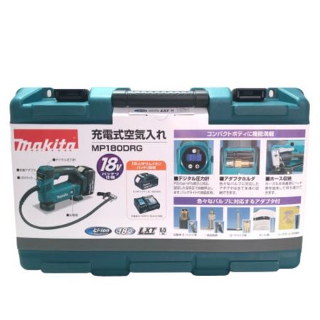 MAKITA マキタ 充電式空気入れ 付属品完備 18v MP180DRG ブルー Sランク