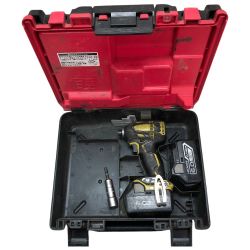 ◇◇ HITACHI 日立 コードレスインパクトドライバ 充電池2個・ケース付 WH18DDL2 イエロー Cランク