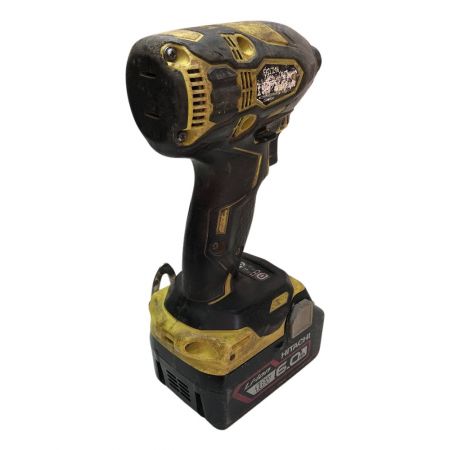  HITACHI 日立 コードレスインパクトドライバ 充電池2個・ケース付 WH18DDL2 イエロー