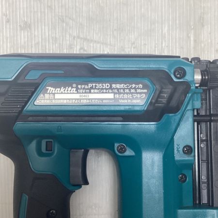  MAKITA マキタ エアツール ピンタッカー ケース付 コードレス式 PT353D グリーン