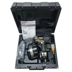 ◇◇ HiKOKI ハイコーキ 65ｍｍ 高圧ロール釘打ち機 ケース付 NV65HR2 ゴールド Aランク