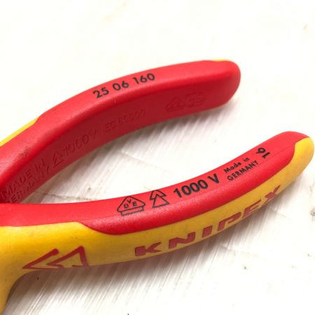  KNIPEX クニペックス ハンドツール ニードルノーズプライヤー 25-160