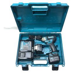 ◇◇ MAKITA マキタ 充電器・充電池2個・ケース付 10.8v TD111D ブルー Cランク