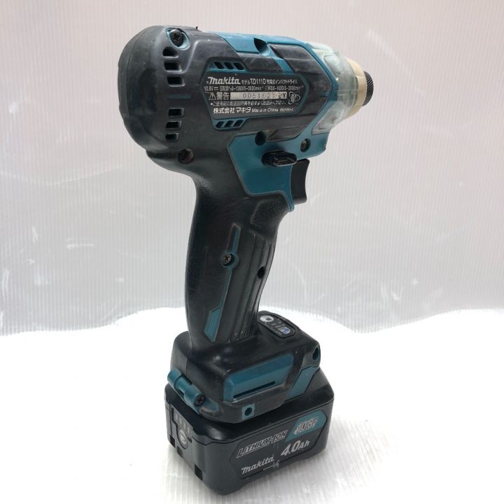 中古】 MAKITA マキタ 充電器・充電池2個・ケース付 10.8v TD111D ...