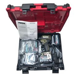 ◇◇ MAKITA マキタ 充電式インパクトドライバ 充電器・充電池２個・ケース付 TD002GRDXO オリーブ Sランク