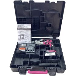 ◇◇ HITACHI 日立 16ｍｍ コードレスロータリハンマドリル 18ｖ 充電器・充電池1個・ケース付 DH18DSL ショッキングピンク Cランク