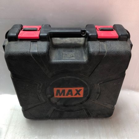  MAX マックス フィニッシュネイラ 充電池1個・ケース付 18v TJ-35FN1 レッド
