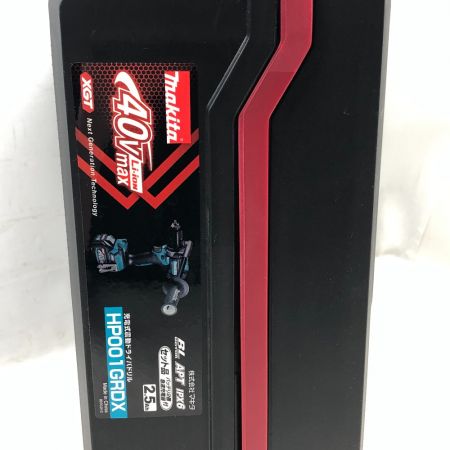  MAKITA マキタ 充電式ドライバドリル 40ｖ付属品完備 HP001GRDX ブルー