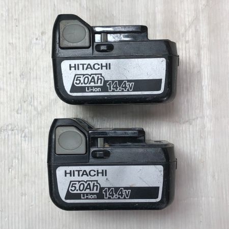  HITACHI 日立 インパクトドライバ 充電器・充電池2個・ケース付 14.4v WH14DDL ショッキングピンク