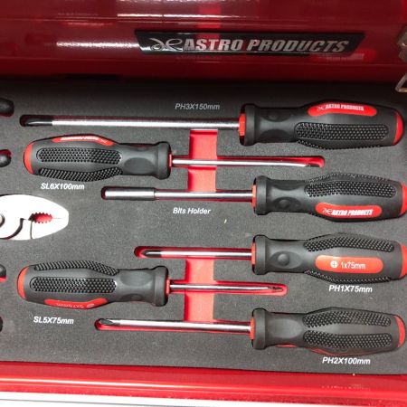  ASTRO PRODUCTS アストロプロダクツ ツールセット ツールボックス塗装剥がれあり TS194 レッド