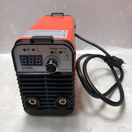  HITBOX 溶接機 本体のみ 100ｖ/200v AT2000 オレンジ