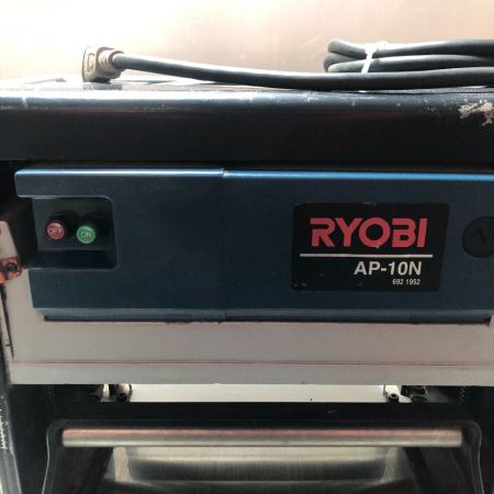  RYOBI リョービ 電動カンナ 本体のみ コード式 100v AP-10N ブラック